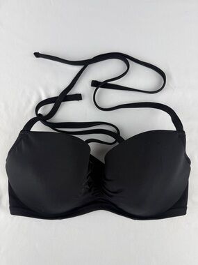 Shade & Shore Halter Black Bikini Top